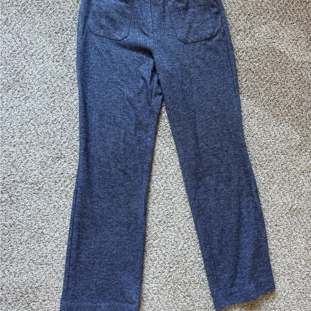 ⭐️ Firm Price⭐️ Medium Lined “dress Pants” elastic in Heather Navy